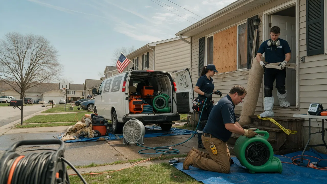 Water Damage Restoration in Corn, OK near me